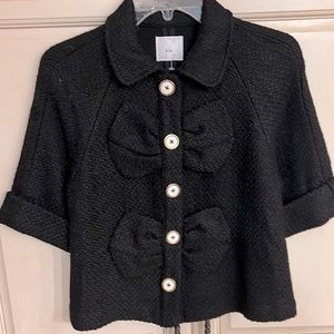 Never Worn Short Black Jacket by bizz.